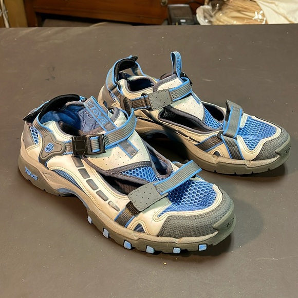 Teva | Shoes | Teva Rodecker Pro Water Sport Closed Toe Sandal Gray ...